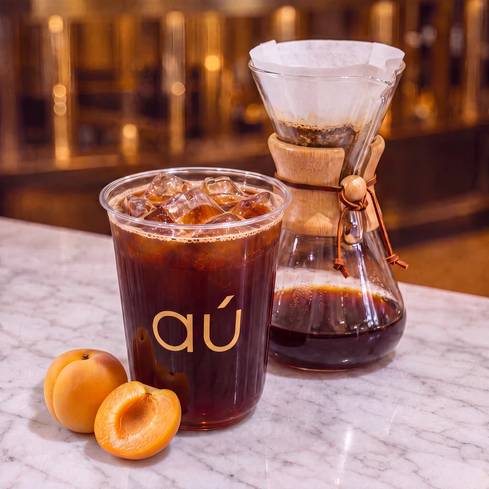 Iced Chemex - Ethiopia Wamena Apricot / كيمكس مثلجة - إثيوبيا وامينا أبريكوت