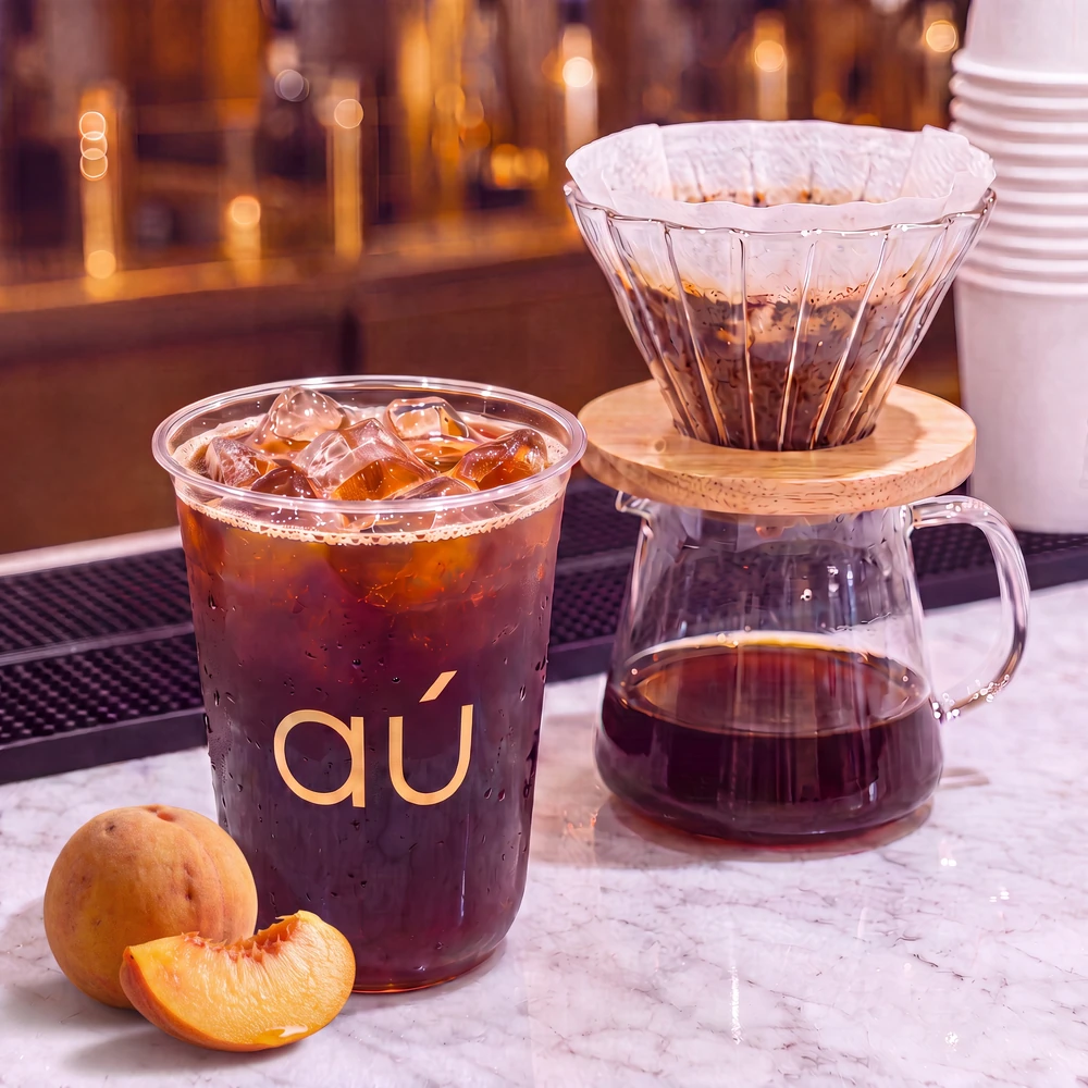 Iced V60 - Colombian Sweet Peach / V60 مثلجة - كولومبيا سويت بيتش