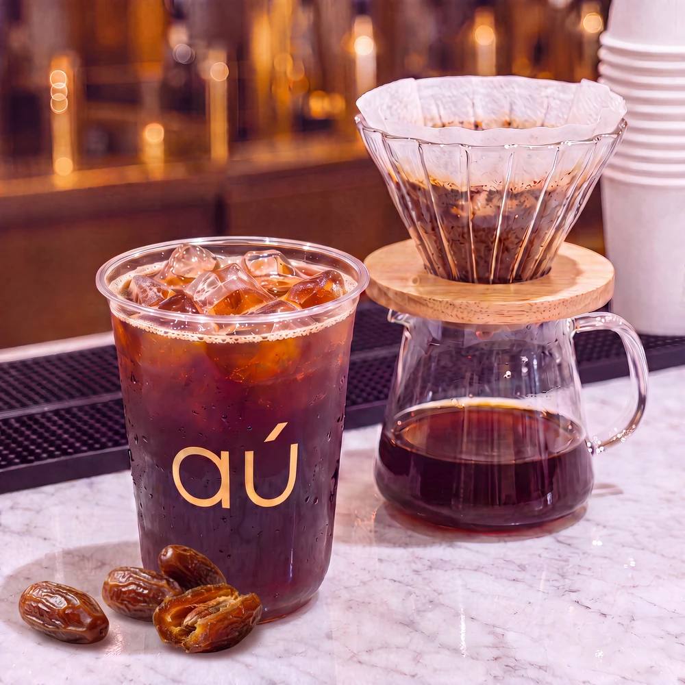 Iced V60 - Yemen Dates Alchemy / V60 مثلجة - يمن ديتس ألكيمي