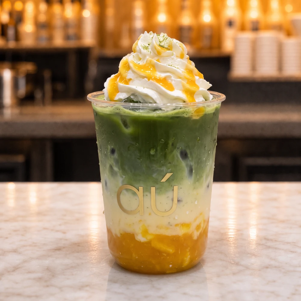 Iced Mango Matcha / ماتشا مثلجة بالمانجو